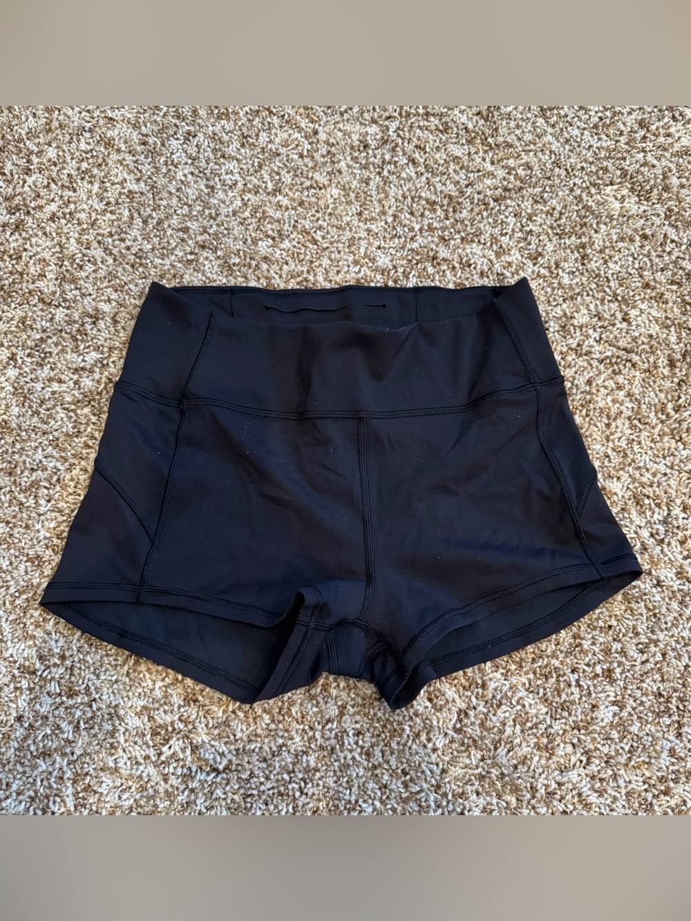 Black Lululemon In Movement Shorts